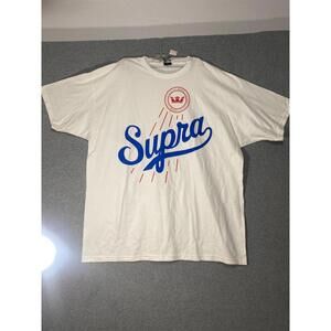 Vintage Supra Footwear Supra Print Men's Short Sleeve T-shirt 2XL